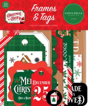 Carta Bella "Christmas Cheer" Frames & Tags