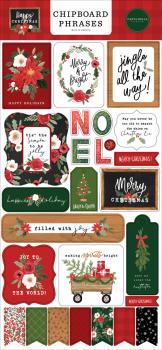 Carta Bella "Happy Christmas" Chipboard - Die Cuts