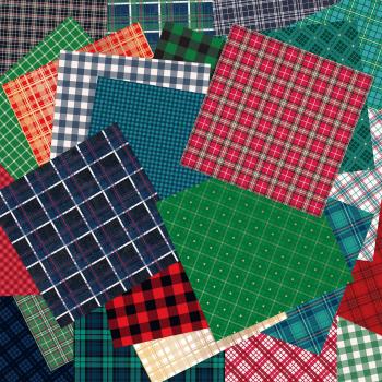 Craft Smith "Christmas Plaids" 12x12" Paper Pad