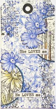 IndigoBlu "Camomile" A5 Rubber Stamp