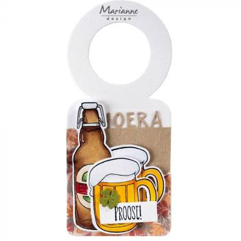 Marianne Design -  Clear stamp Hetty's beer stamp - die set