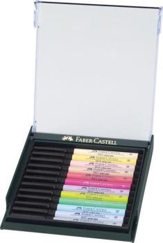 Faber Castell Pitt Artist Pen Brush Pastel  12er-Set