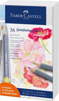 Faber Castell Goldfaber Aqua Watercolour Pencils Gift Set 