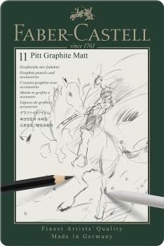 Faber Castell Pitt Graphite Matt Set Tin of 11 