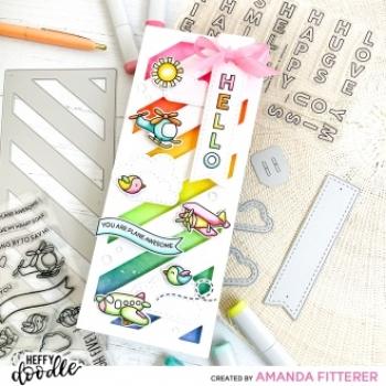 Heffy Doodle Flying High   Clear Stamps - Stempel 