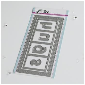 Heffy Doodle Slimline Quartet  Cutting Dies - Stanze  