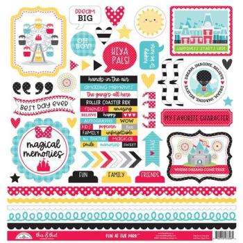 Doodlebug Design Fun at the Park This & That 12x12 Inch Stickers 