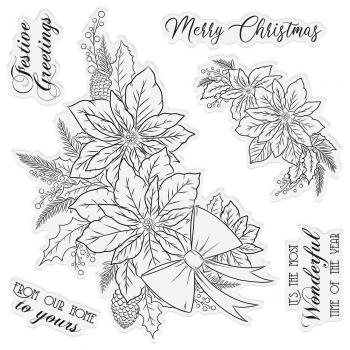 Gemini Festive Poinsettia Stamp & Die  - Stempel & Stanze 