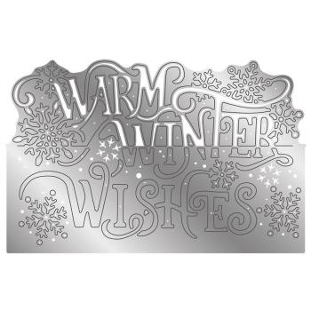 Gemini Warm Winter Wishes Edge'able Die  - Stanze - 