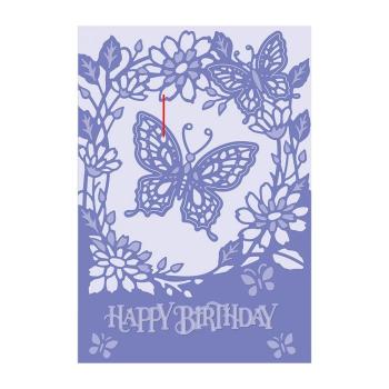 Gemini Butterfly Wishes Create-a-Card Dies  - Stanze - 