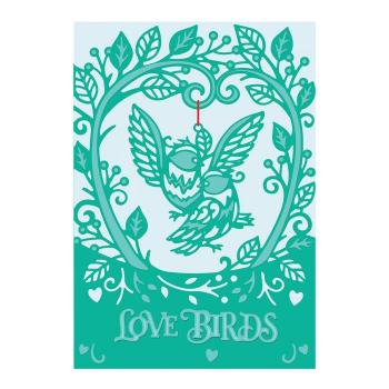 Gemini Love Birds Create-a-Card Dies  - Stanze - 