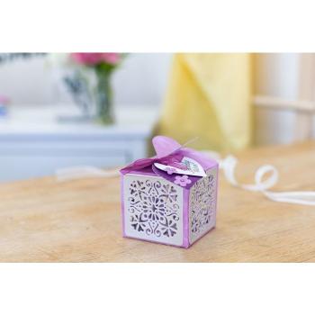 Gemini Locking Heart Favour Box Dimensionals Die & Stencil  - Stanze - 