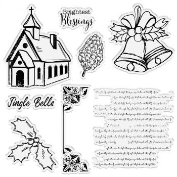 Crafters Companion - Church at Christmas  - Clear Stamps