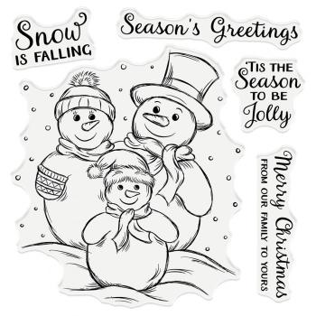 Crafters Companion - Snow is Falling  - Clear Stamps