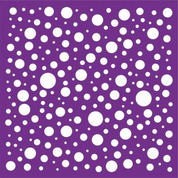 Crafters Companion -Polka Dots Background  - Stencil - Schablone