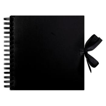 Papermania Scrapbook Album "Black" 8"x8"