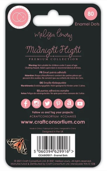 Craft Consortium Midnight Flight Enamel Dots  - 