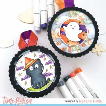 Time For Tea Clear Stamps Spooky Circles 
