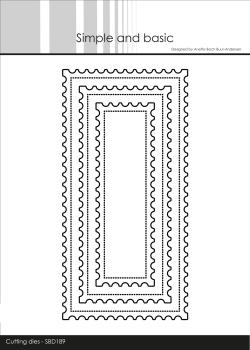 Simple and Basic " Stamp Mini Slimcard Cutting " Stanze -  Die