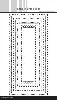 Simple and Basic " Stamp Slimcard Cutting " Stanze -  Die