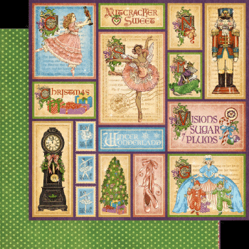 Graphic 45 "Nutcracker Sweet" 8x8" Paper Pad