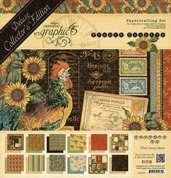 Graphic 45 "French Country Deluxe Collector's Edition" 12x12" Collection Pack