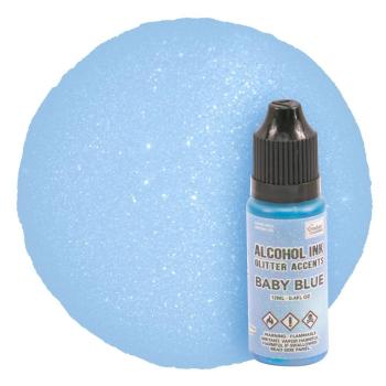 Couture Creations Alcohol Ink Glitter Accents Baby Blue