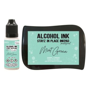 Couture Creations Stayz in Place Alcohol Ink Pearlescent -  Stempelkissen Perlglanz   Mint Green Pa