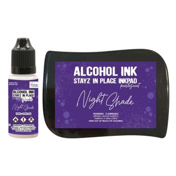Couture Creations Stayz in Place Alcohol Ink Pearlescent -  Stempelkissen Perlglanz   Night Shade