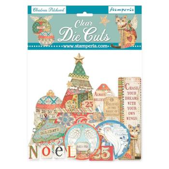 Stamperia "Christmas Patchwork Clear" Die Cuts - Stanzteile