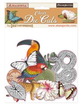 Stamperia "Amazonia Clear" Die Cuts - Stanzteile