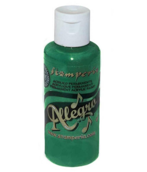 Stamperia Allegro Paint  "Dark Green" 60ml - Acrylfarbe