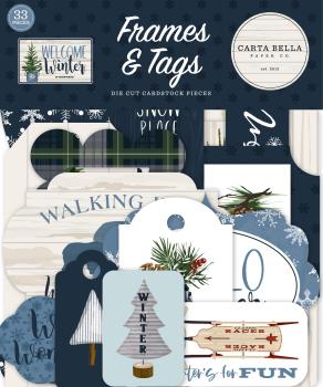 Carta Bella "Welcome Winter" Frames & Tags