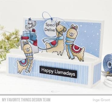 My Favorite Things Die-namics "Happy Llamadays" | Stanzschablone | Stanze | Craft Die