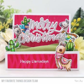 My Favorite Things Die-namics "Happy Llamadays" | Stanzschablone | Stanze | Craft Die