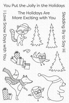 My Favorite Things Stempelset "Put the Jolly in the Holidays" Clear Stamp Set