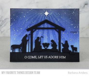 My Favorite Things Die-namics "Nativity Silhouette" | Stanzschablone | Stanze | Craft Die