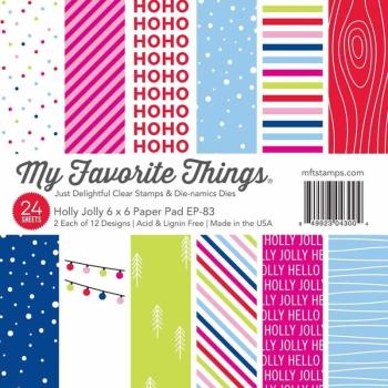My Favorite Things Holly Jolly 6x6 Inch Paper Pad