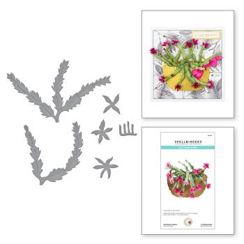 Spellbinders Die "Christmas Cactus Etched" Stanzschablone