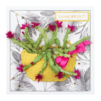 Spellbinders Die "Christmas Cactus Etched" Stanzschablone