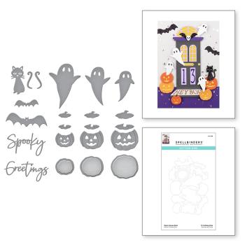 Spellbinders Die "Open House Boo! Etched" Stanzschablone