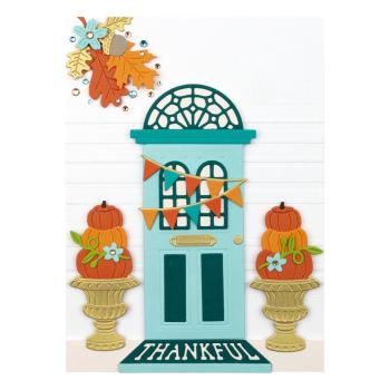 Spellbinders Die "Open House Pumpkin Topiary Etched" Stanzschablone