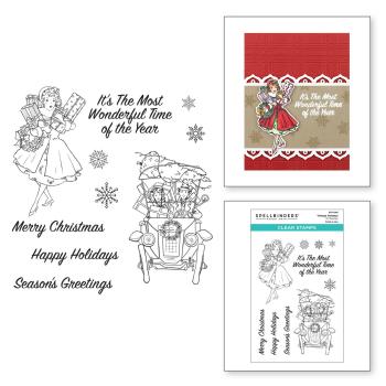 Spellbinders Stempelset "Vintage Holidays"