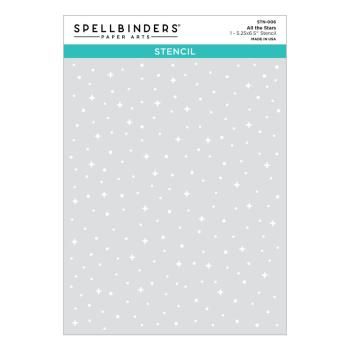 Spellbinders Stencil "All the Stars" - Schablone