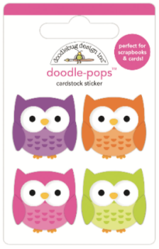 Doodlebug Design "Happy Owl-o-ween" Doodle-Pops