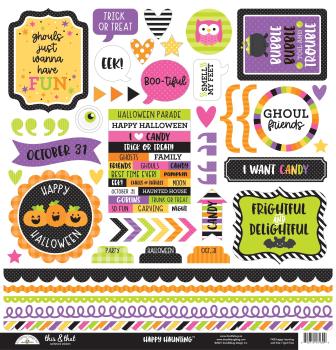 Doodlebug Design Happy Haunting This & That Stickers 