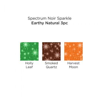 Spectrum Noir Sparkle - Glitzerstifte - Brush Pens Earthy Natural (3pcs)