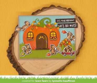 Lawn Fawn Craft Dies - Pumpkin House