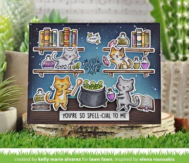 Lawn Fawn Craft Dies - Purrfectly Wicked