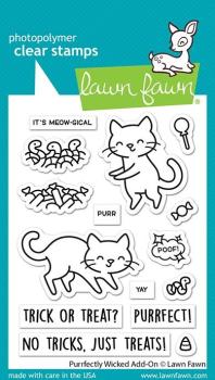 Lawn Fawn Stempelset "Purrfectly Wicked Add-On" Clear Stamp